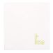 100 Eco-Bamboo 100 stuks - servetten 70 g/m², 20 x 20 cm, wit, bamboe