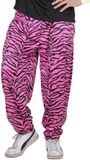 Widmann Roze Zebraprint Baggy Broek Heren M/L