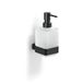 Gedy Lounge Zeepdispenser, cromall, Zwart, One Size