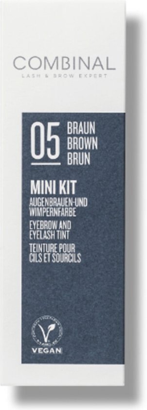 Combinal Wenkbrauwen wimperverf kit bruin 1 SET