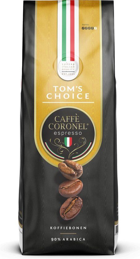 Caffe Coronel Tom's Choice Koffiebonen - 1kg