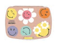 Lässig SmileyWorld Lunchtrommel Polypropyleen (PP) Meerkleurig, Roze
