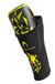 HO Soccer Rebel scheenbeschermers met panty, uniseks, volwassenen, zwart/limoen, L