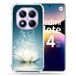 Cokitec Versterkte hoes voor Xiaomi Redmi Note 14 Pro 5G witte lotusbloem
