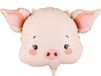 PARTYDECO Folieballon Varken 61 x 36 cm Veelkleurig