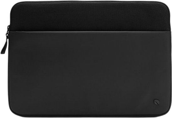 Incase A.R.C. Sleeve MacBook 16" – Gewatteerde Laptopbescherming met Imitatiebont – Duurzame 900D x 1200D Gerecyclede Stof – Waterbestendig - Zwart