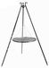 CookKing Grill rotatif, 180 cm - Grille de barbecue en acier brut, 70 cm
