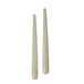 Cereria di Giorgio Risthò Taupe Taper Candles for Candle Holders, Wax, 2.2 x 25 cm