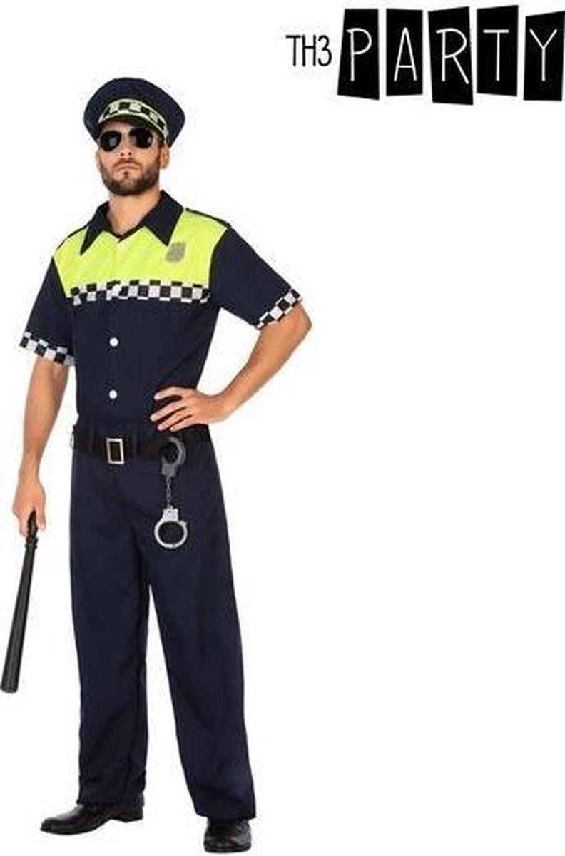 BigBuy Carnival Kostuums voor Volwassenen Politie (3 Pcs)