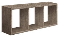 Homemania Tristano Wandrek, voor woonkamer, slaapkamer, kantoor, MDF, eiken, mokka 70 x 30 x 15,5 cm