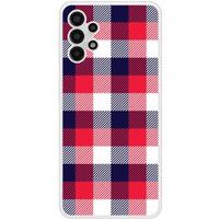 Samsung Bedrukt siliconen hoesje compatibel met Galaxy A13 4G Tartan Tricolor