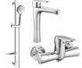 Mexen Kama DF75 douche set, chroom