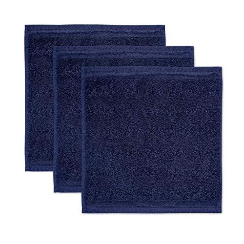 Möve Superwuschel zeepdoek 30 x 30 cm deep sea 3-delige set