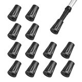 OTraki Wandelstok Rubberen Tips Ferrules 12 Pack Trekking Pole Tip Protector Alpenstock Head Cover 11mm Vervanging Voeten Rubberen Einden Caps voor Wandelstokken Wandelstokken