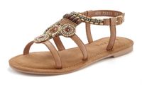LASCANA Sandales à brides camel