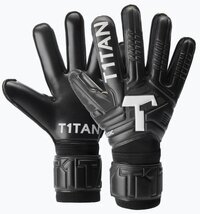 T1TAN Classic 1.0 Black-Out Keepershandschoenen - Maat 10 - Zwart/Wit - Zonder Fingersave
