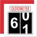 Leuke Oldometer Leuke 61e verjaardagskaarten voor mannen vrouw - Happy Birthday Card voor papa mama opa oppas oma oom tante neef, 145 mm x 145 mm wenskaarten, 61e verjaardagskaart