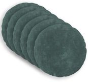 vidaXL Kussensloop 6 stuks HEERLEN Zeeblauw 50 cm Katoensatijn Fleece