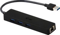 i-Tec U3GL3SLIM USB 3.0 Hub - 3 poorten + Gigabit Ethernet-adapter
