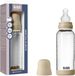 BIBS Biberon en verre - 240 ml - 1-pack - Tétine en silicone - Vanilla Glow
