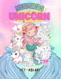 Mermaids unicorn: coloring