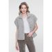 Geisha Geisha teddy gilet - lichtgrijs