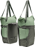 VAUDE TwinShopper Double Pannier - Green
