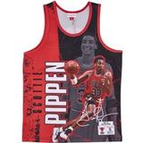 NBA Burst Mesh Tank No 33 Scottie Pippen Chibul Original Team Colors Homme Débardeur de basket-ball