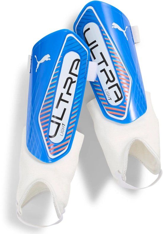 ULTRA Puma Ultra Light Ankle Scheenbeschermers - Wit/Blauw - S