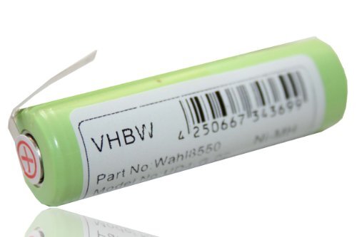 VHBW Batterij compatibel met Philips Norelco 6618X, 6843XL, 6844XL, 6853XL, 6856XL, 6890XL, 6891XL elektrisch scheerapparaat (2000mAh, 1,2V, NiMH)