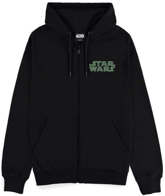 Star Wars The Mandalorian - Grogu Heren Vest met capuchon - zwart - S