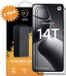 MobyDefend 2-Pack Screenprotectors voor Xiaomi 14T - Gehard Glas met Zwarte Randen
