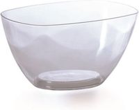 Prosperplast Decoratieve bloempot Coubi Orchid L19.8cm B13cm H10cm kunststof Transparant Ovaal