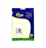 Tico E-5828 Pak van 10 etiketten (etiketten van 100 58 x 28 mm) Lijm Wit