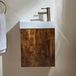 Hudson Reed Cluo Collectie meuble vasque suspendu 40cm compact - chêne foncé