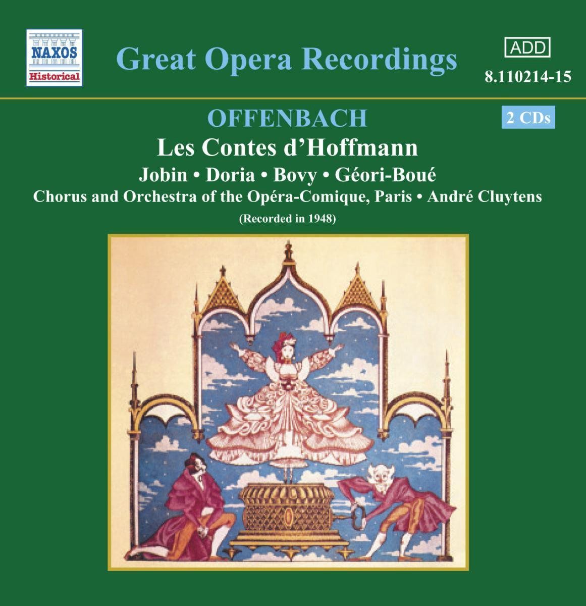 OUTHERE Offenbach Jacques [jacob]: I Racconti di Hoffmann (Les Contes D'hoffmann) - CD