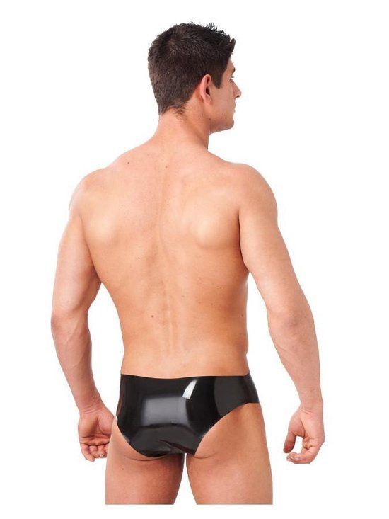 Latex Play Rimba - Latex Herenslip Met Penis Sleeve S