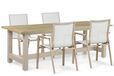 Lifestyle Garden Furniture Lifestyle Fiora/San Francisco 200x100 cm dining tuinset 5-delig