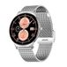 Cool Ultrathin Smartwatch + 2 armbanden (amoled, oproepen, gezondheid, sport), grijs, Grijs, Grande