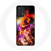 Nike Etui voor Samsung Galaxy A13 5G Kleurrijk schilderij Maniacase