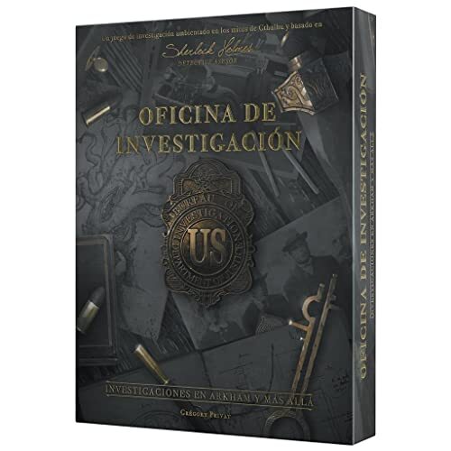 Asmodee - Sherlock Holmes: Bureau of Investigation, meerkleurig (SCSHBOI01ES)