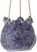 Bloomingville Lottie pot suspendu en grès bleu 17cm