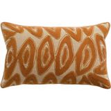 Vivaraise Leya housse de coussin brodé cuivre