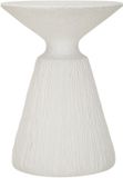 Mauro Ferretti Bijzettafel Cone End Table Ø 40×53 cm Crème