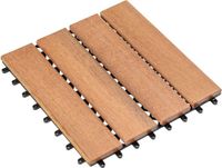 Tuindeco Tuintegel Siantar Hout Bruin 30x30x2 cm