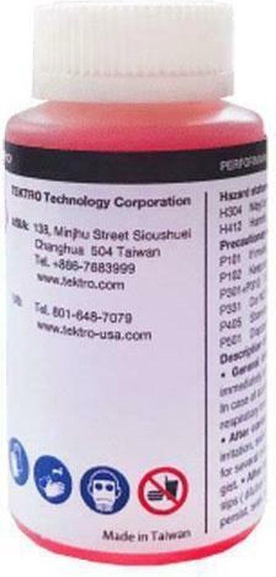 Tektro Minerale remolie voor hydraulische remmen - 100ml - rood