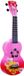 The Music Alliance Designer Series Soprano Uke - Hibiscus (Rouge Éclat)