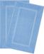Hammetex badmattenset (2 stuks), 100% katoenen douchemat voor de badkamer, absorberende wasbare badmatten 51x86 cm, grote badmatten, lichtblauw