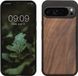 kwmobile telefoonhoesje geschikt voor Google Pixel 9 Pro XL - Hoesje met bumper in donkerbruin - Backcover - hout