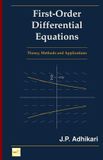 First-Order JPAdhikari Books First-Order Differential Equations Paperback